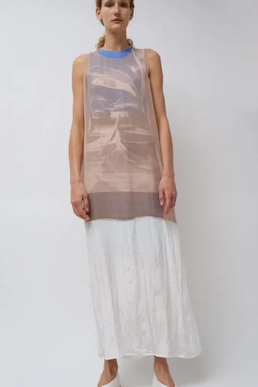 Ira Long Dress in Powder