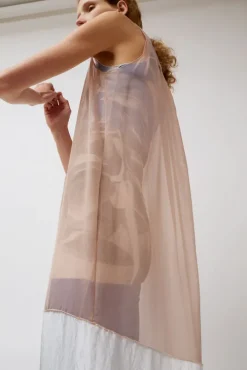 Ira Long Dress in Powder