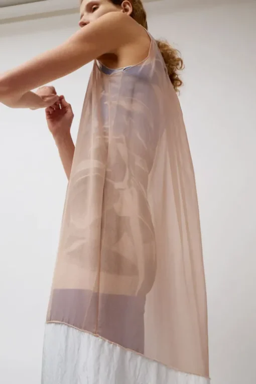 Ira Long Dress in Powder