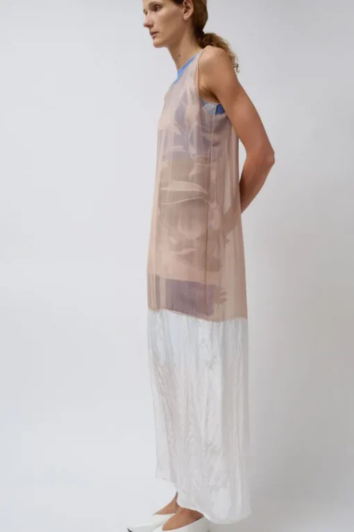 Ira Long Dress in Powder
