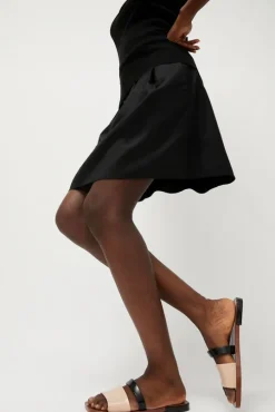 Ivy Slide in Brown and Beige