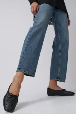 Jada Woven Ballet Flat in Black