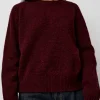 Jets Crew Knit in Red Wizard