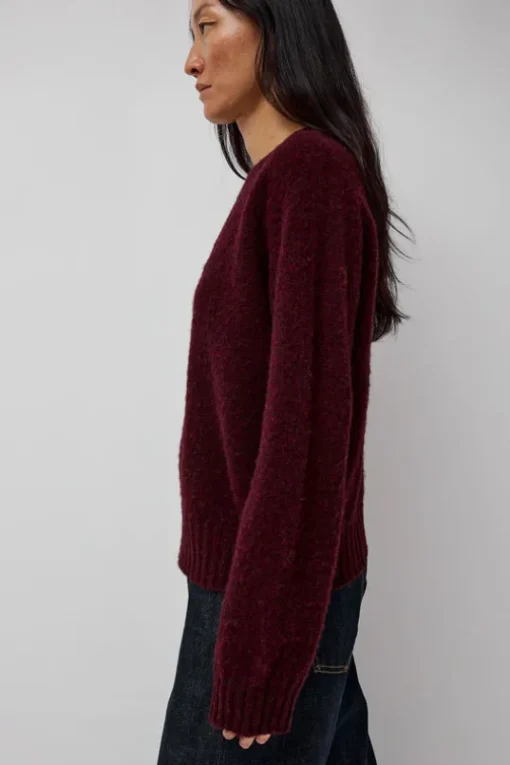 Jets Crew Knit in Red Wizard
