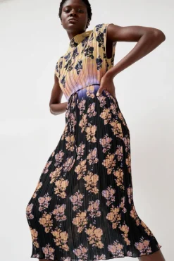 Julien Dress in Dip Dye Shadow Floral