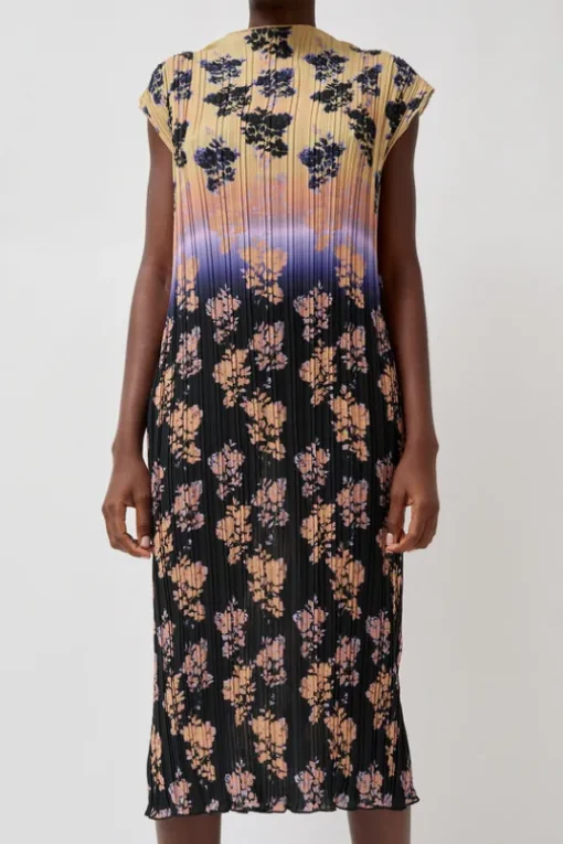 Julien Dress in Dip Dye Shadow Floral
