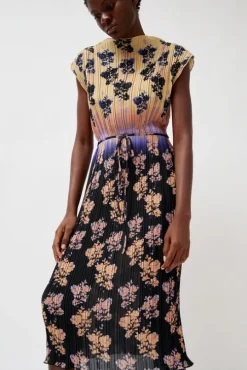 Julien Dress in Dip Dye Shadow Floral