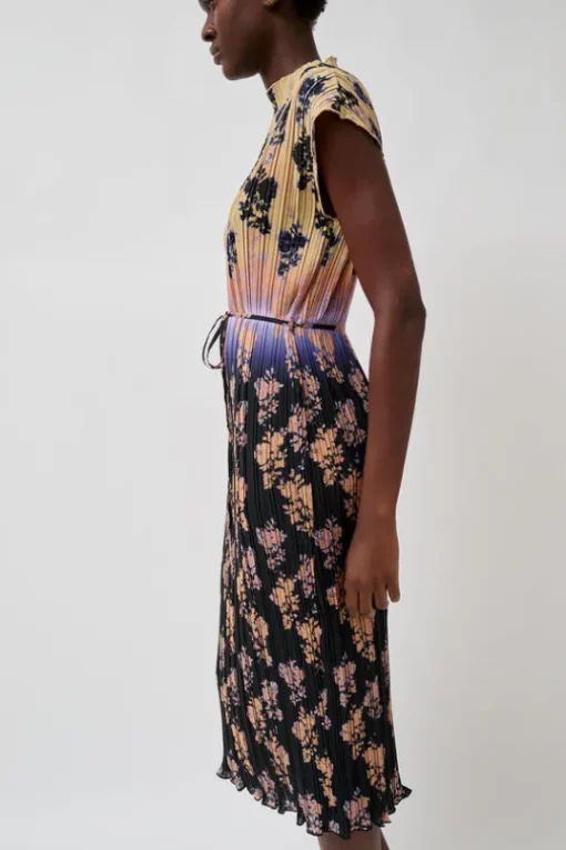 Julien Dress in Dip Dye Shadow Floral