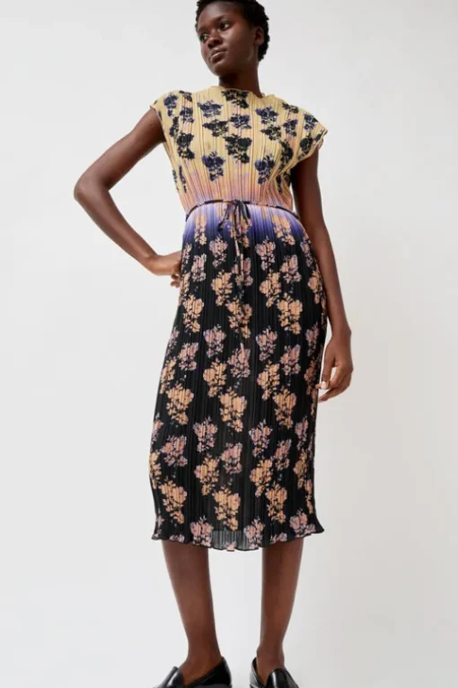 Julien Dress in Dip Dye Shadow Floral