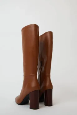 Kalen Knee High Boot in Caramel