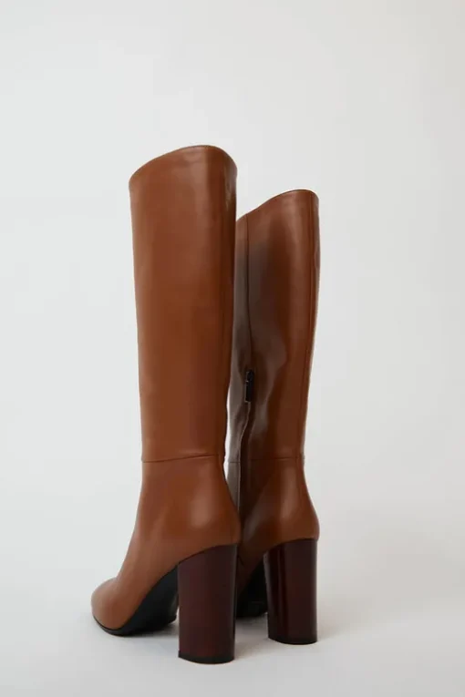 Kalen Knee High Boot in Caramel