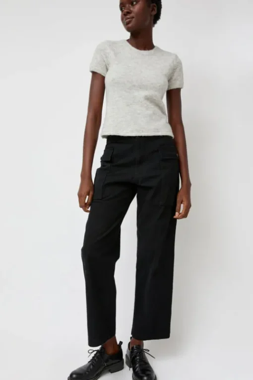 Kotte Alpaca Short Sleeve Knit in Gray
