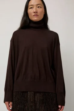 La Base Turtleneck in Brown