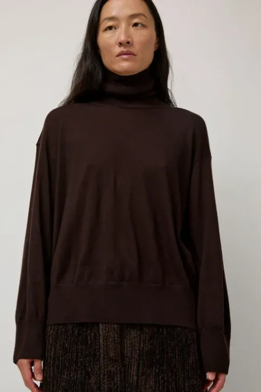 La Base Turtleneck in Brown