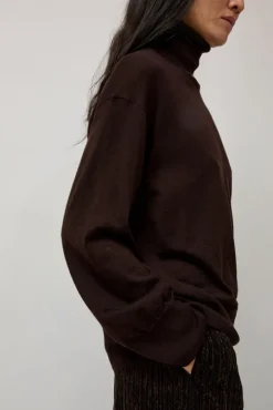 La Base Turtleneck in Brown
