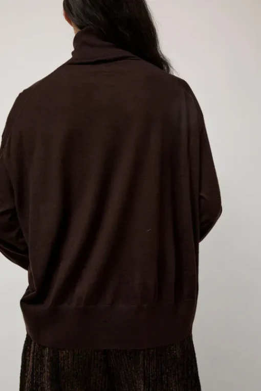 La Base Turtleneck in Brown