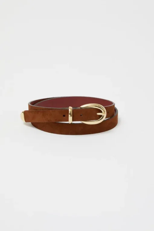 La Frieda Belt in Choco Camp