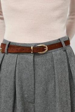 La Frieda Belt in Choco Camp