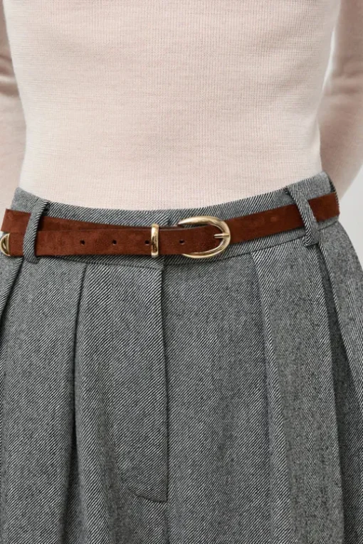La Frieda Belt in Choco Camp