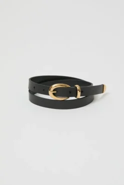 La Frieda Belt in Noir