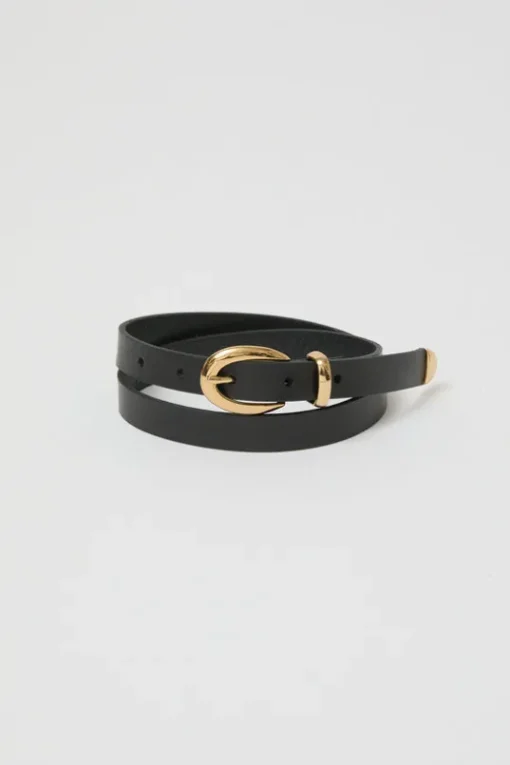 La Frieda Belt in Noir