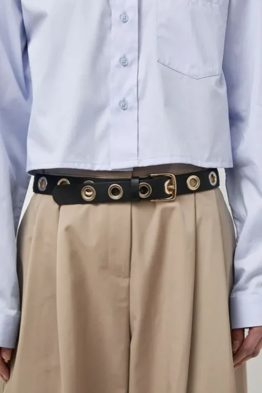 La Grande Keller Belt in Noir