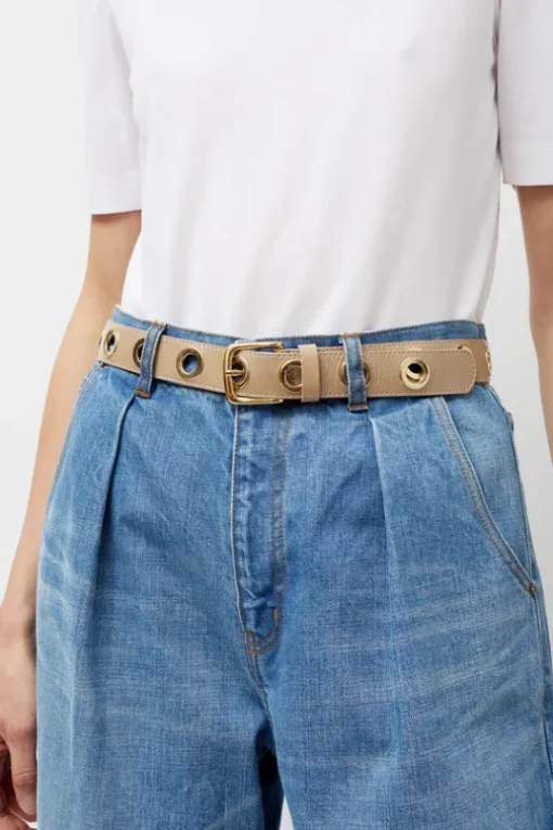 La Grande Keller Crispy Belt in Crispy Marron Beige