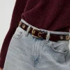 La Grande Keller Crispy Belt in Crispy Cerise Noire