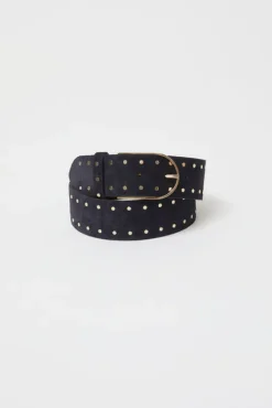 La Smala Velours Belt in Bleu Universe
