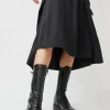 Lace Up Crepe Sole Boot in Nero
