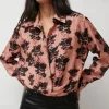 Lana Top in Blush Shadow