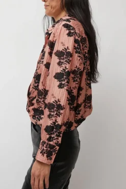 Lana Top in Blush Shadow