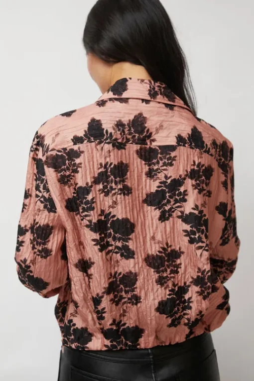 Lana Top in Blush Shadow