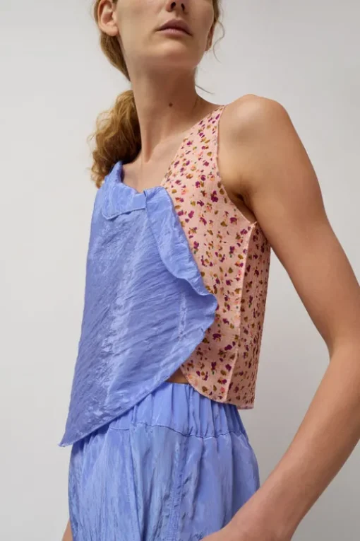 Latrix Top in Blue