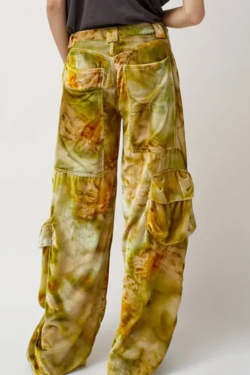 Lawn Cargo Pant in Sage Molten Floral