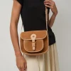 Le Flavin Velours Bag in Crepi and Caramel