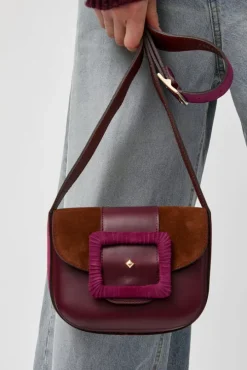 Le June Bi-Mat Bag in Bordeaux and Choco Camp and Cardinal