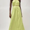 Ligo Dress in Lime