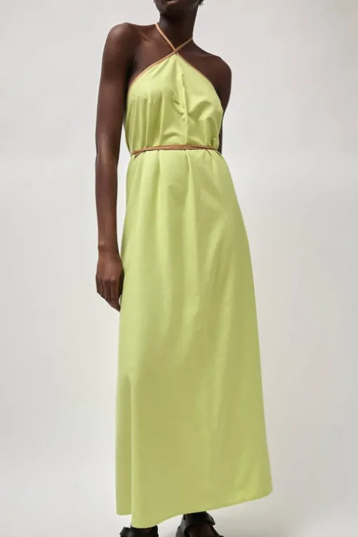 Ligo Dress in Lime