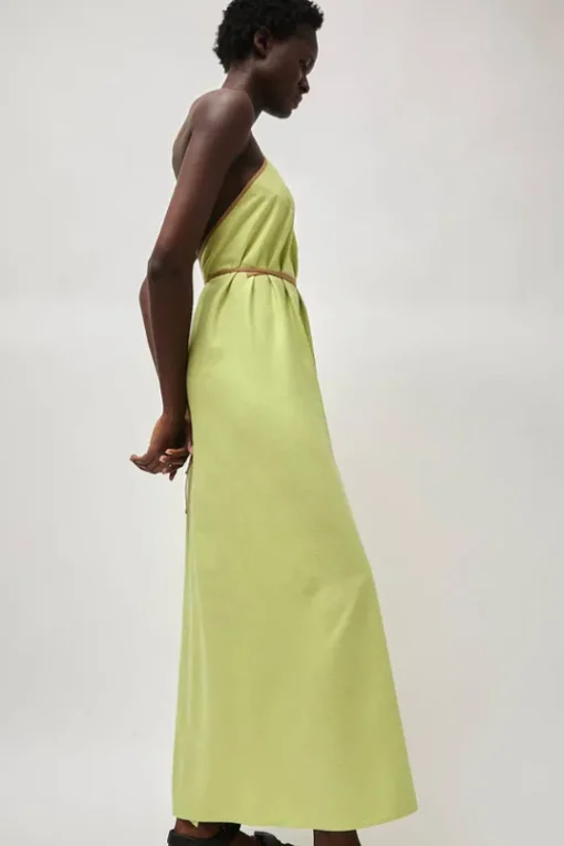 Ligo Dress in Lime