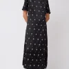 Lola Dress in Black Embroidered