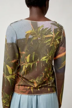 Long Sleeve Top in Tropical