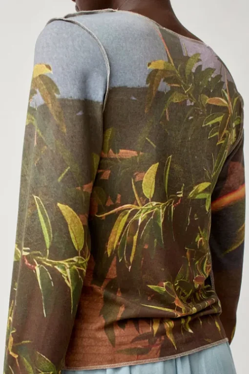 Long Sleeve Top in Tropical