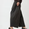 Low Shearling Clog Boot on Flat Bendable Base in Java