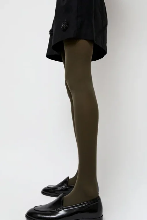 Lycra Tights in Khaki