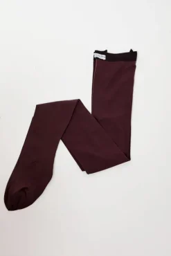 Lycra Tights in Melanzana
