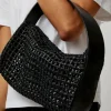 Macrame Mesh Bag in Black