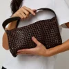 Macrame Mesh Bag in Chocolate