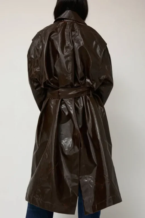 Manso Mackintosh Coat in Brown