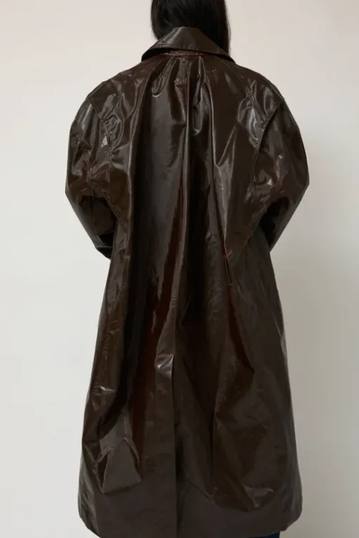 Manso Mackintosh Coat in Brown
